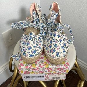 LoveShackFancy Loves Manebi - Bluejay song flat Valenciana Sandals- NIB - 38